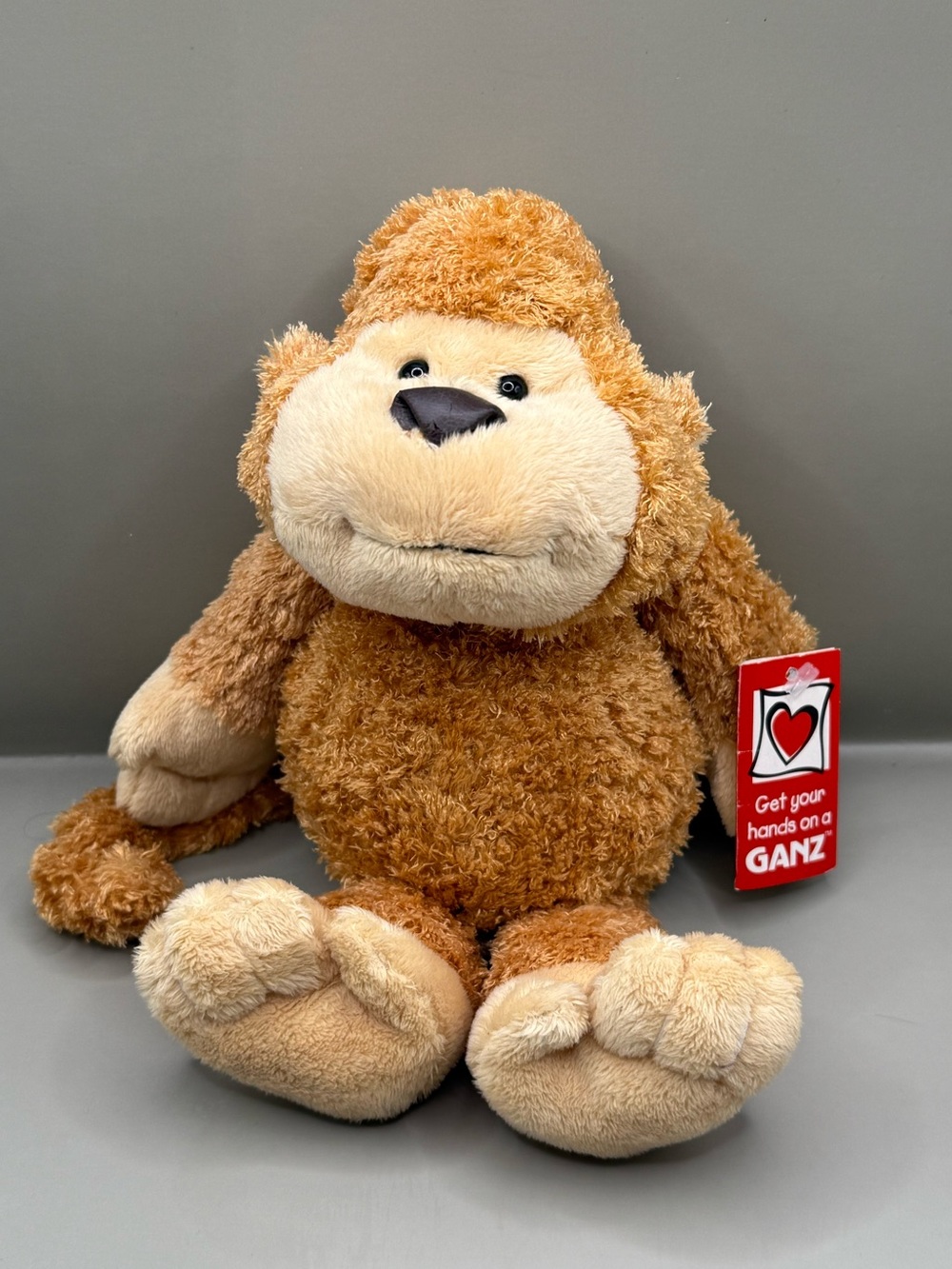 GANZ Bananas Soft Monkey Plush Stuffed Animal NWT H9129